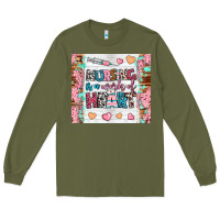 Army Green nursing is a work of heart tumbler Long Sleeve Tee - BundleAndBundleShop