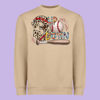 Three Up Down Heavyweight Sweatshirt Designed By Racoondesign