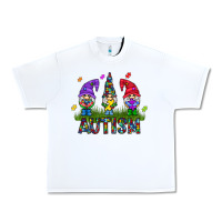 White autism Gnome Urban Heavy Tee - CowhideDigitalArt
