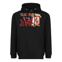 Black teaching is my jam Heavyweight Hoodie - NancyCooperArtShop