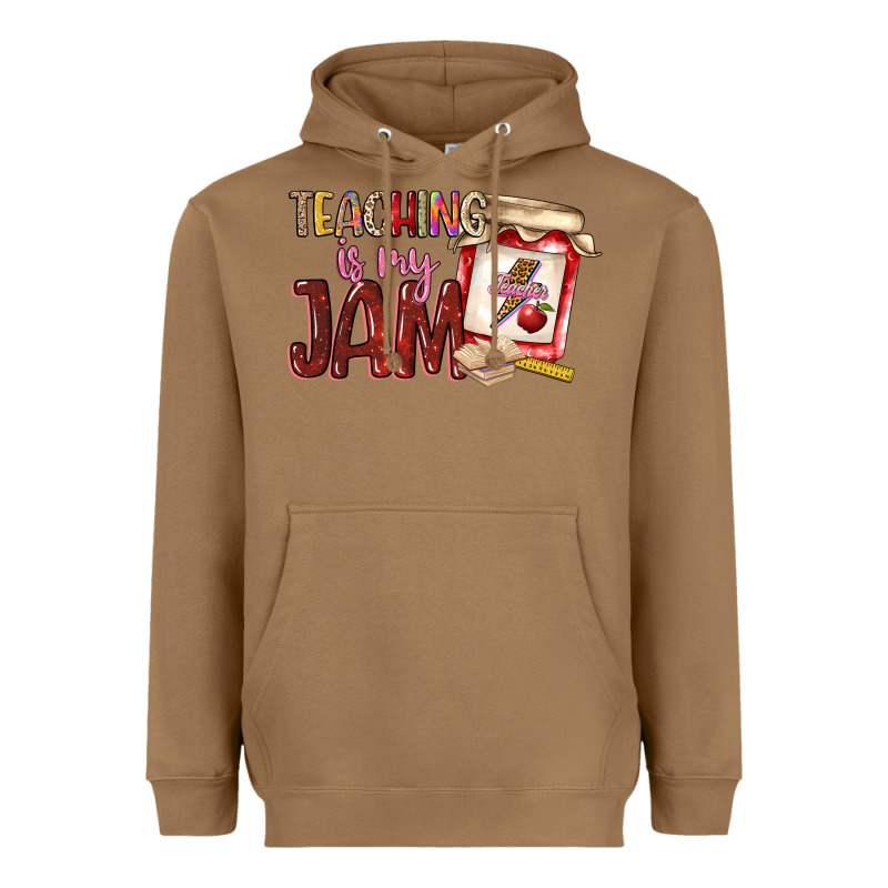 Teaching Is My Jam Heavyweight Hoodie by NancyCooperArtShop | Teevron