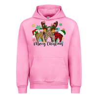 Fuchsia Pink Merry Christmas tooth Urban Hoodie - texasbilliewilder