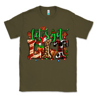 Army Green lets get lit with Christmas Classic Tee - AdoDesignShop