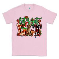 Bubblegum Pink lets get lit with Christmas Classic Tee - AdoDesignShop