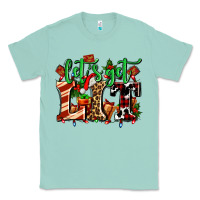 Seafoam lets get lit with Christmas Classic Tee - AdoDesignShop