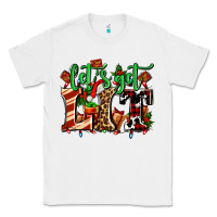White lets get lit with Christmas Classic Tee - AdoDesignShop
