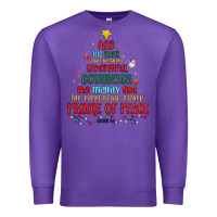 Purple his name shall be Premium Sweatshirt - MaliasSmallBusiness
