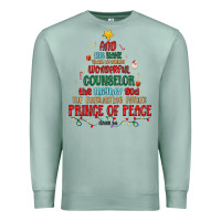 Seafoam his name shall be Premium Sweatshirt - MaliasSmallBusiness