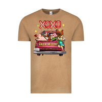 Vintage Camel valentine's day truck farm animals cupid xoxo Vintage Tee - FaDigitalArtStudio