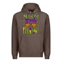 Coffee mardi gras dude Premium Hoodie - Artiststas