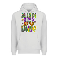 Dove Grey mardi gras dude Premium Hoodie - Artiststas