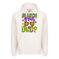 Pale Pink mardi gras dude Premium Hoodie - Artiststas