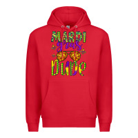 Red mardi gras dude Premium Hoodie - Artiststas