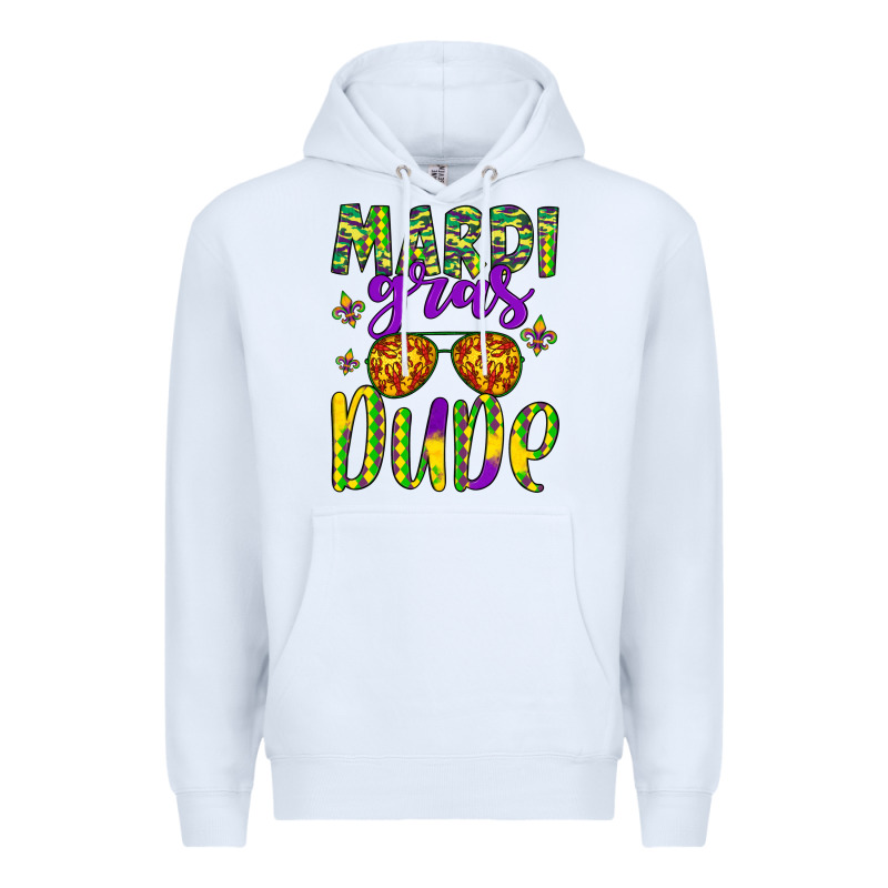 Mardi Gras Dude Premium Hoodie by Artiststas | Teevron