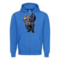 True Royal Brahma Rooster Zipper Hoodie - LillyAllenDesigns