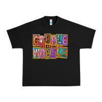 Black gobble till you wobble Urban Heavy Tee - FaDigitalArtStudio