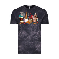 Cloud Black bakery coffee cups Vintage Tee - AdoDesignShop
