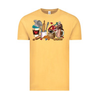 Vintage Mustard bakery coffee cups Vintage Tee - AdoDesignShop