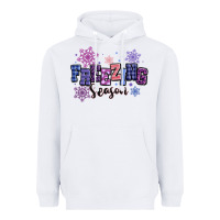 White freezing season Heavyweight Hoodie - MaliasSmallBusiness