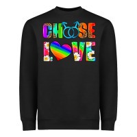 Black choose love (gay) Heavyweight Sweatshirt - HRA Design Shop