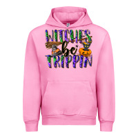 Fuchsia Pink Witches be trippin Urban Hoodie - NancyCooperArtShop
