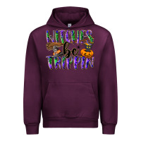 Mauve Wine Witches be trippin Urban Hoodie - NancyCooperArtShop
