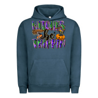 Pigment Midnight Navy Witches be trippin Urban Hoodie - NancyCooperArtShop