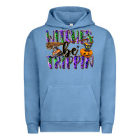 Pigment Pebble Blue Witches be trippin Urban Hoodie - NancyCooperArtShop