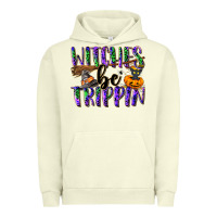 Pigment Pistachio Witches be trippin Urban Hoodie - NancyCooperArtShop
