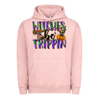 Pigment Salmon Witches be trippin Urban Hoodie - NancyCooperArtShop