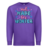 Purple not made for winter Premium Sweatshirt - MaliasSmallBusiness