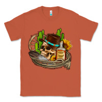 Copper cowboy cactus  sunflowers whiskey Classic Tee - AdoDesignShop