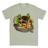 Matcha cowboy cactus  sunflowers whiskey Classic Tee - AdoDesignShop