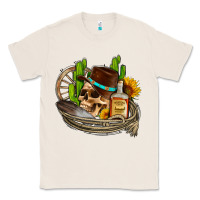 Natural cowboy cactus  sunflowers whiskey Classic Tee - AdoDesignShop