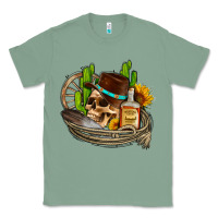 Sage cowboy cactus  sunflowers whiskey Classic Tee - AdoDesignShop