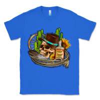 True Royal cowboy cactus  sunflowers whiskey Classic Tee - AdoDesignShop
