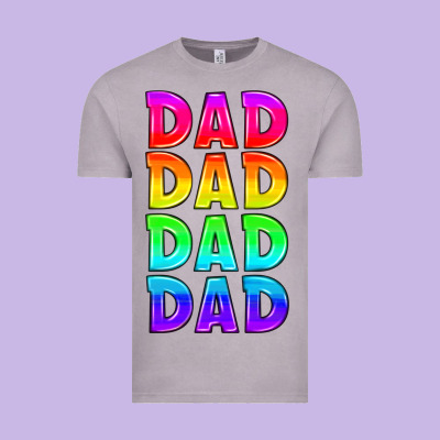 Lgbtq Dad Vintage Tee Designed By Hra Design Shop
