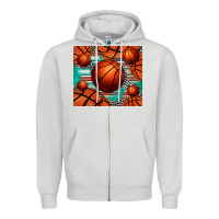 Dove Grey basketball leopard serape tumbler Zipper Hoodie - Jasminsmagicworld