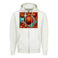 Oatmeal Heather basketball leopard serape tumbler Zipper Hoodie - Jasminsmagicworld