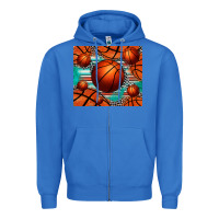 True Royal basketball leopard serape tumbler Zipper Hoodie - Jasminsmagicworld