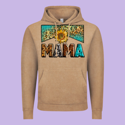 Mama Sunflower Junkie Vintage Hoodie Designed By Zillion Design Studio