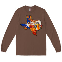 Chestnut texas map fall Long Sleeve Tee - JahusDesignShop