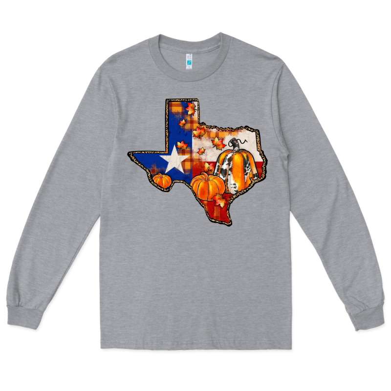 Texas Map Fall Long Sleeve Tee by JahusDesignShop | Teevron