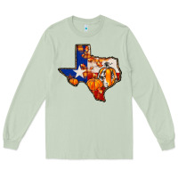 Matcha texas map fall Long Sleeve Tee - JahusDesignShop