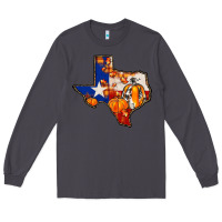 Smoke texas map fall Long Sleeve Tee - JahusDesignShop