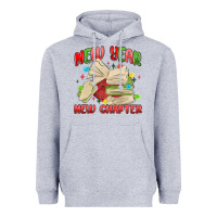 Heather Grey new year new chapter Heavyweight Hoodie - MaliasSmallBusiness