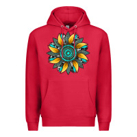 Cardinal sunflower gemstone leopard Premium Hoodie - Artiststas