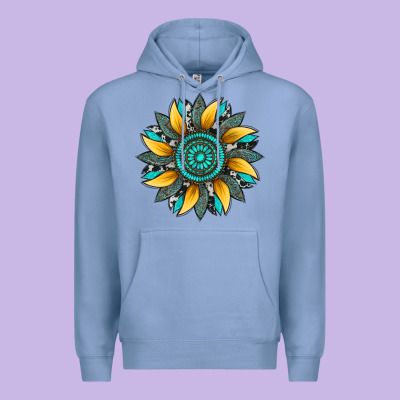 Sunflower Gemstone Leopard Premium Hoodie Designed By Artiststas
