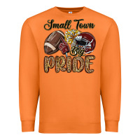 Carrot small town big pride maroon yellow Premium Sweatshirt - MaliasSmallBusiness
