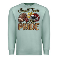 Seafoam small town big pride maroon yellow Premium Sweatshirt - MaliasSmallBusiness